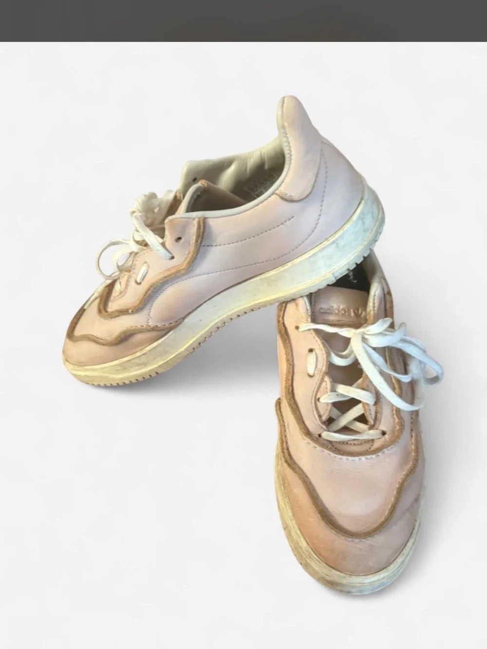 adidas mens and Tan Athletic Sneakers